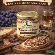 Pâté pur bœuf, raisin, Marc de Bourgogne